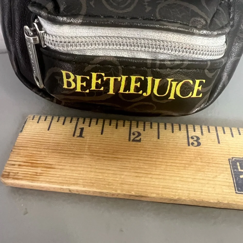 Beetlejuice Mini Mini Backpack‎ Keychain coin Purse